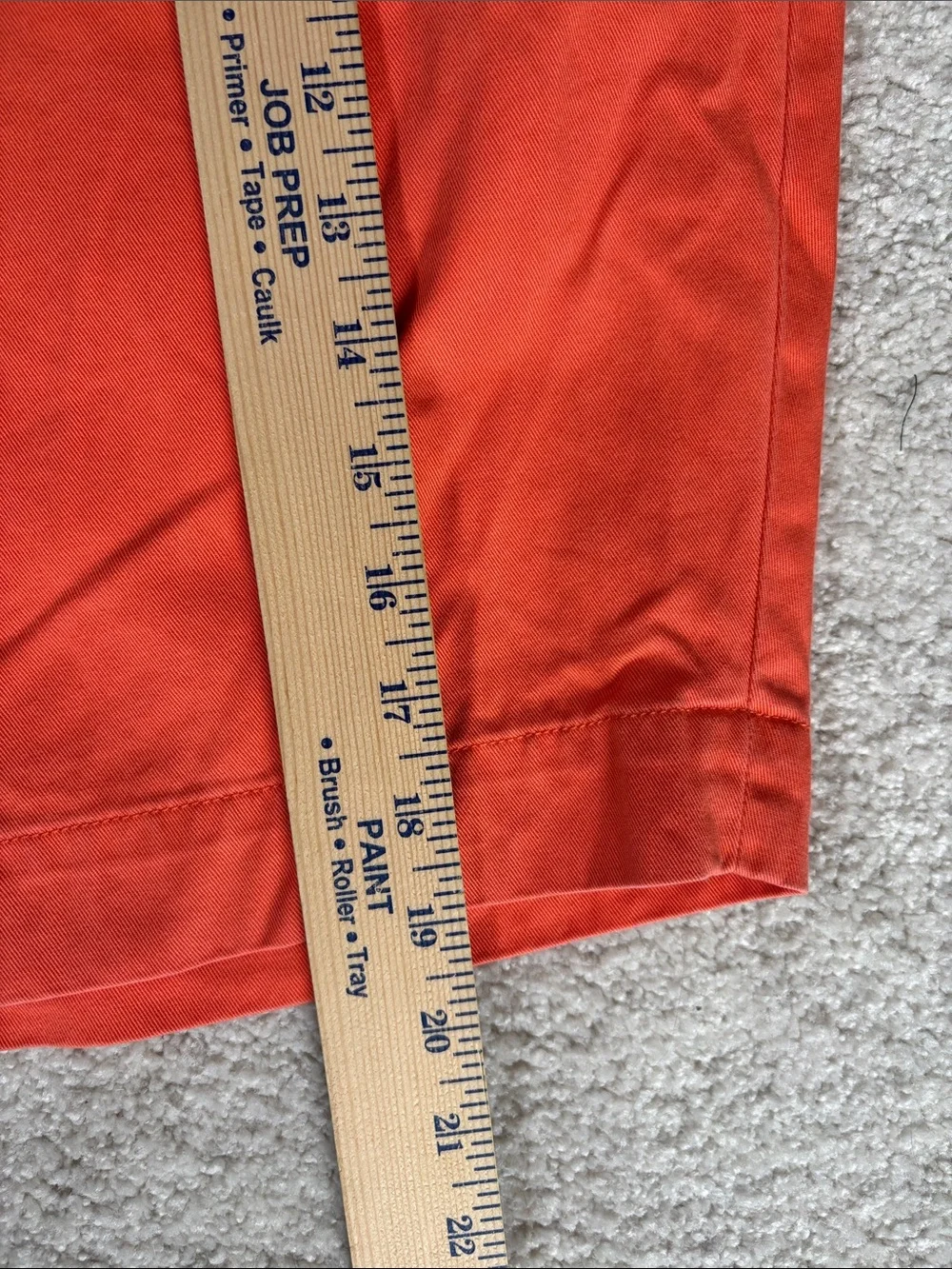 Polo Ralph Lauren Chino Classic 9” Shorts Golf Travel Preppy Orange Mens Size 38